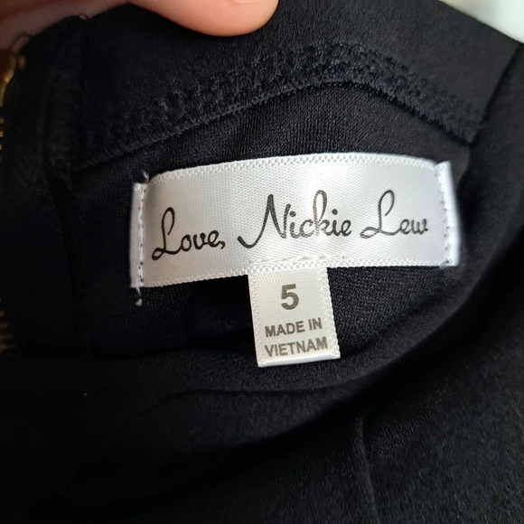 Love Nickie Lew Black Sleeveless Sweetheart Neckline Jumpsuit Pantsuit Size 5 - Picture 6 of 7